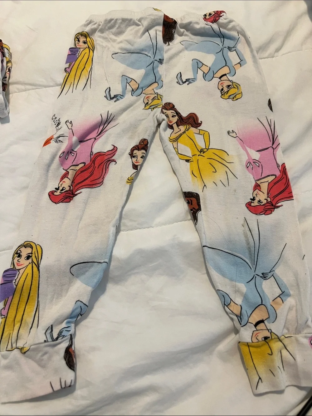 Disney Girls' White Princess Character Pajama Set
